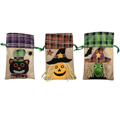 Προσαρμοσμένο χρώμα Halloween γλυκό τσάντα με σύρματος μη υφαντική δημιουργική τσάντα δώρο