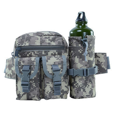 Προσαρμοσμένο χρώμα Oem Άνδρες Camo Tactical Fanny Pack Utility Τσάντα με μπουκάλι νερού