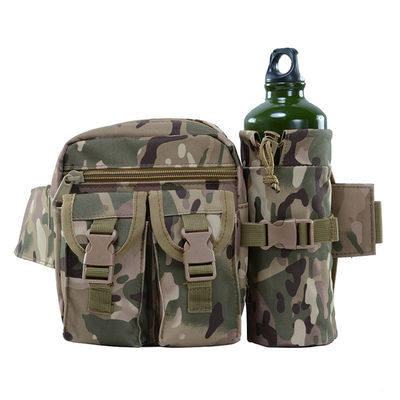 Προσαρμοσμένο χρώμα Oem Άνδρες Camo Tactical Fanny Pack Utility Τσάντα με μπουκάλι νερού