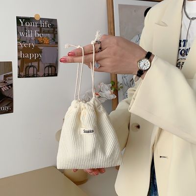 Προσαρμοσμένο χρώμα υφασμένη ετικέτα Αποθήκευση Drawstring υφάσματος συσκευασία σακούλα για όλες τις εποχές