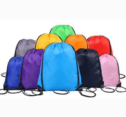 Μοντέλο μόδας Custom ανακυκλωμένο πολυεστέρα Drawstring γυμναστήριο τσάντα για αθλητισμό και γυμναστική