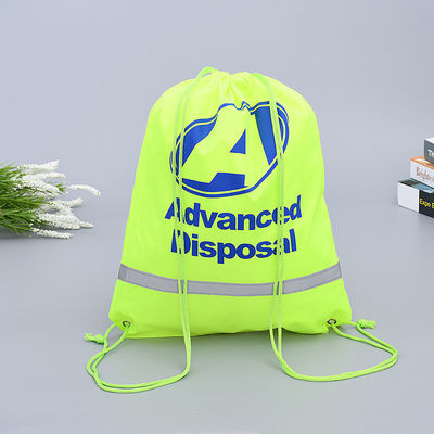 Μοντέλο μόδας Custom ανακυκλωμένο πολυεστέρα Drawstring γυμναστήριο τσάντα για αθλητισμό και γυμναστική