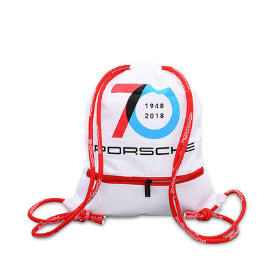 Μοντέλο μόδας Custom ανακυκλωμένο πολυεστέρα Drawstring γυμναστήριο τσάντα για αθλητισμό και γυμναστική