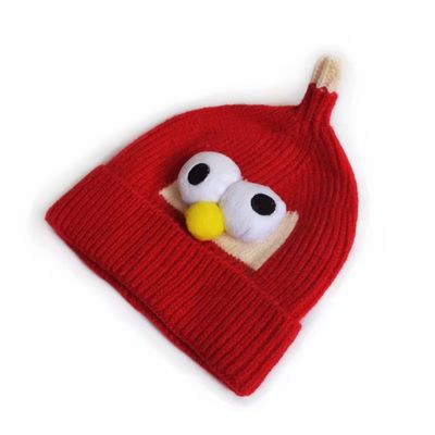 Εναίσημο χειμερινό καρτούν Wool Hat Cat Brother Knitting Eye Hat για αγόρια και κορίτσια
