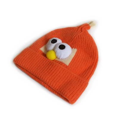 Εναίσημο χειμερινό καρτούν Wool Hat Cat Brother Knitting Eye Hat για αγόρια και κορίτσια