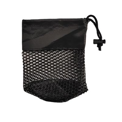 Προσαρμοσμένο λογότυπο Μικρό Nylon Mesh Net Αποθήκευση Drawstring τσάντα τσάντα για γυαλιά ηλίου μεταφοράς