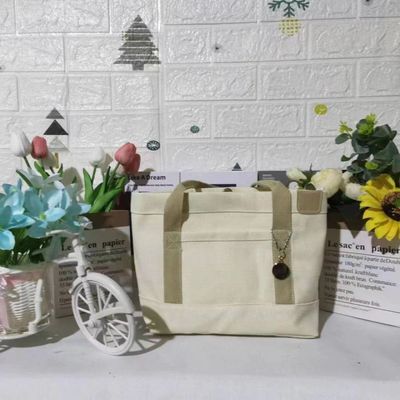 Αγοράς Canvas Grocery Tote Bags με λαβή σχοινιού και άλλο είδος μοτίβου