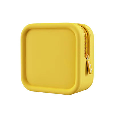 Η καθημερινή ζωή Custom Logo Square Silicone Makeup Bag με αδιάβροχο σχεδιασμό και υλικό