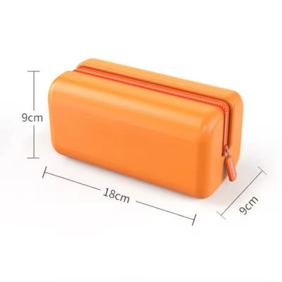 Η καθημερινή ζωή Custom Logo Square Silicone Makeup Bag με αδιάβροχο σχεδιασμό και υλικό