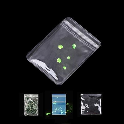 Προσαρμοσμένο Zip Lock Κοσμήματα συσκευασία τσάντα PVC σαφή Mini Zipper τσάντα με επαναχρησιμοποιήσιμο λογότυπο