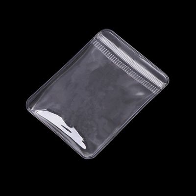 Προσαρμοσμένο Zip Lock Κοσμήματα συσκευασία τσάντα PVC σαφή Mini Zipper τσάντα με επαναχρησιμοποιήσιμο λογότυπο
