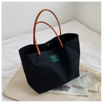 Τελευταία μόδα Custom Logo Canvas Pocket Μεγάλη χωρητικότητα Μαθητής Μονή τσάντα ώμου