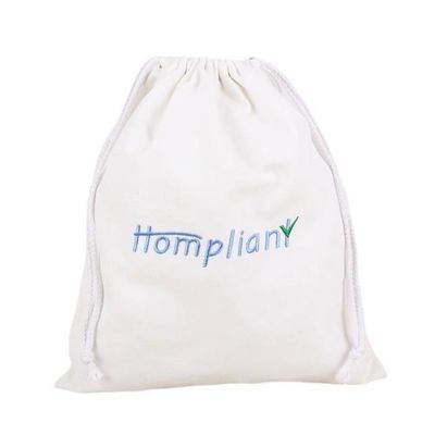 Περιβαλλοντικά φιλική τσάντα Twill Cotton Drawstring για εξατομικευμένη χρωματική συσκευασία δώρων κοσμημάτων