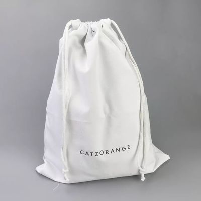 Περιβαλλοντικά φιλική τσάντα Twill Cotton Drawstring για εξατομικευμένη χρωματική συσκευασία δώρων κοσμημάτων