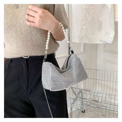 Μικρή τσάντα Bling Diamond Crossbody με μοτίβο λεοπάρδαλου και το τελευταίο στυλ μόδας