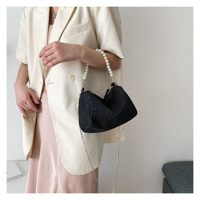 Μικρή τσάντα Bling Diamond Crossbody με μοτίβο λεοπάρδαλου και το τελευταίο στυλ μόδας
