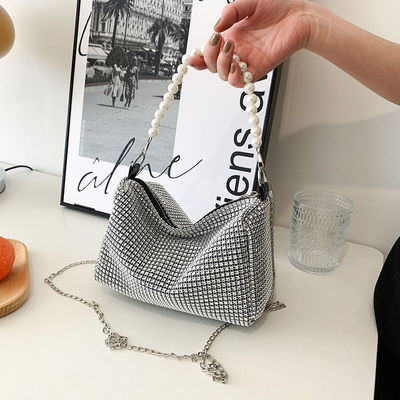 Μικρή τσάντα Bling Diamond Crossbody με μοτίβο λεοπάρδαλου και το τελευταίο στυλ μόδας