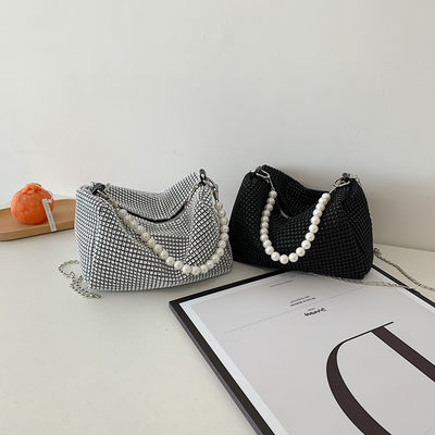 Μικρή τσάντα Bling Diamond Crossbody με μοτίβο λεοπάρδαλου και το τελευταίο στυλ μόδας