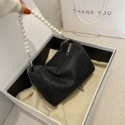 Μικρή τσάντα Bling Diamond Crossbody με μοτίβο λεοπάρδαλου και το τελευταίο στυλ μόδας