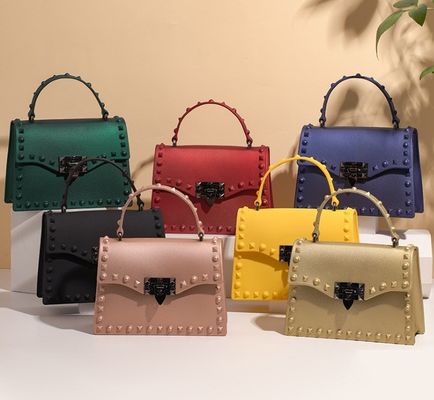 2022 Luxury Jelly Purse Νέο μοντέρνο τσάντα PVC με φερμουάρ