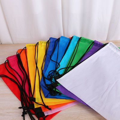 Μεσαίου μεγέθους Custom Printing Logo 210D Basketball Drawstring Nylon Bag για γυμναστικά παπούτσια