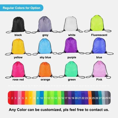 Σχολική τσάντα τροχόσπιτο Custom Logo Νάιλον Draw String Mockpack με υλικό αδιάβροχο