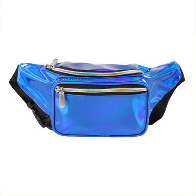 Ολογραφικό Fanny Pack Unisex με ρυθμιζόμενη ζώνη για ταξιδιωτικό πάρτι του φεστιβάλ Rave