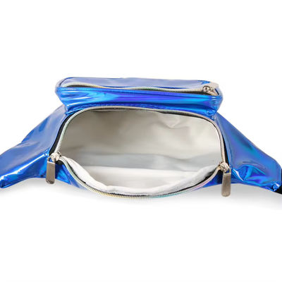 Ολογραφικό Fanny Pack Unisex με ρυθμιζόμενη ζώνη για ταξιδιωτικό πάρτι του φεστιβάλ Rave