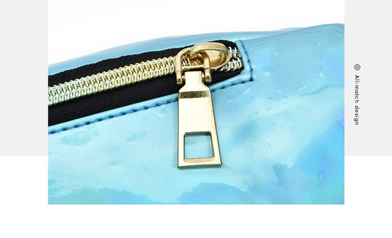 Ολογραφικό Fanny Pack Unisex με ρυθμιζόμενη ζώνη για ταξιδιωτικό πάρτι του φεστιβάλ Rave