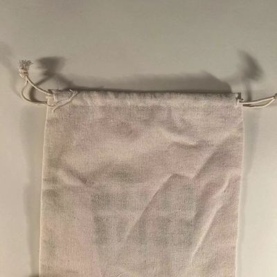 Προσαρμοσμένο λογότυπο βαμβακερό σχοινί τσάντα για σχολική τσάντα τροχόσπιτο οικολογικά φιλικό μουσλίνο
