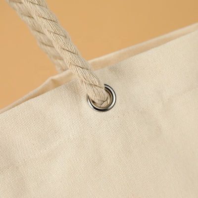 Ανοιχτό κλείσιμο Unisex Μεγάλο βαμβάκι από άχυρο με αδιάβροχη επένδυση και λαβή σχοινιών