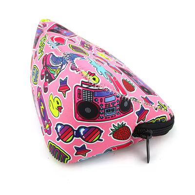 Προσαρμοσμένο λογότυπο Neoprene Sublimation Cosmetic Pouch Μακιγιάζ τσάντες για κυρίες τσάντες