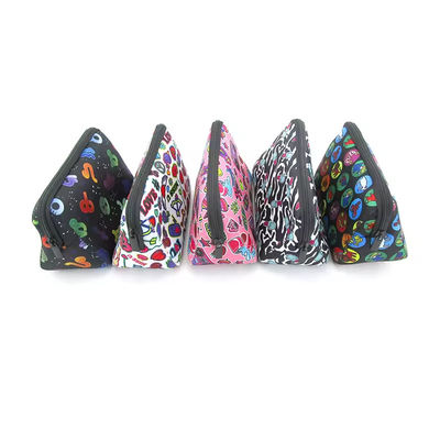 Προσαρμοσμένο λογότυπο Neoprene Sublimation Cosmetic Pouch Μακιγιάζ τσάντες για κυρίες τσάντες