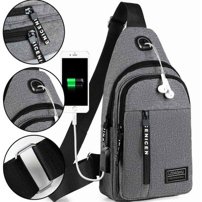 Πολυδιάστατη Custom Logo Messenger Bag Ιδανική για ανδρικά τυχαία γραφεία ή εκδρομές