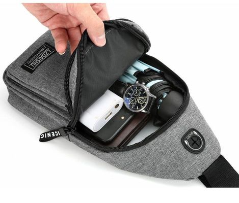 Πολυδιάστατη Custom Logo Messenger Bag Ιδανική για ανδρικά τυχαία γραφεία ή εκδρομές