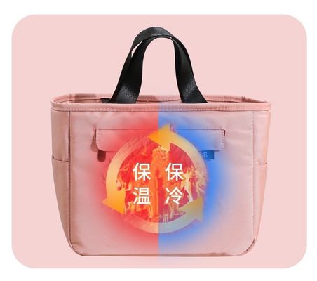 Απομονωμένη High Class Custom Nylon Bento Bag με Αδιάβροχο Αλουμινίου