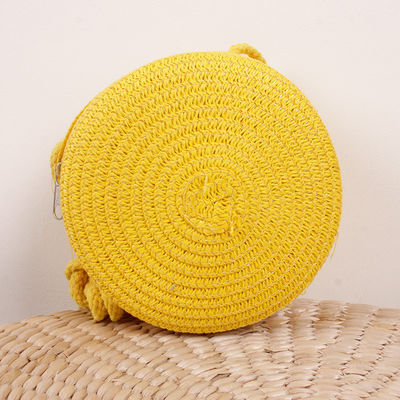 Unisex Retro Trend Beach Bag Woven Straw Handbag για βαλίτσες μεγάλης χωρητικότητας