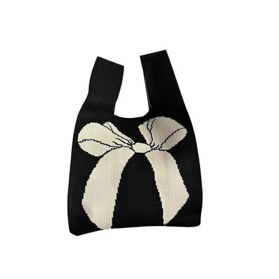 Προσαρμοσμένο σχεδιασμό τσάντας για το Tote Design πλεκτό βιολογικό ύφασμα βαμβακιού με φιλικό προς το περιβάλλον κόμπο