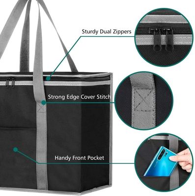 Τροφίμων Custom Logo επαναχρησιμοποιήσιμη τσάντα Tote απομονωμένη ψύκτη τσάντα γάλακτος μωρού για ψώνια παντοπωλείων