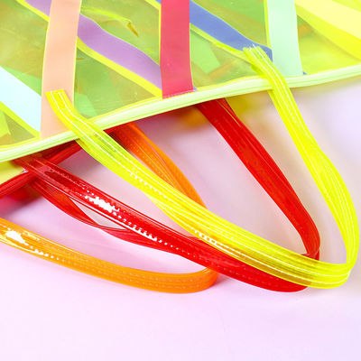Χονδρεμπόριο Online Shopping Μεγάλη τσάντα παραλίας PVC Tote με προσαρμοσμένο λογότυπο αποδεκτό