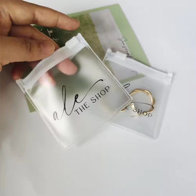 Διαφανές Custom Logo πλαστικό Ziplock κοσμήματα τσάντα για εξατομικευμένη συσκευασία κοσμημάτων
