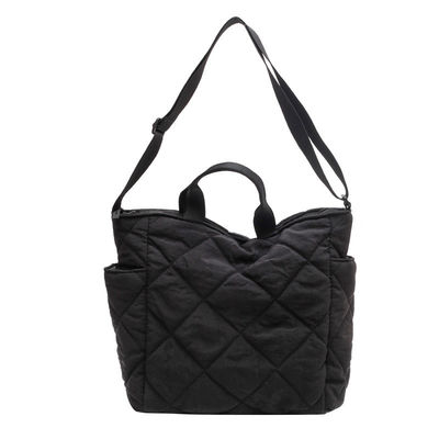 Ελαφρύς βάρος νάιλον Custom Logo Γυναίκες Puffy τσάντα Quilted Tote τσάντα Μονή τσάντα ώμου