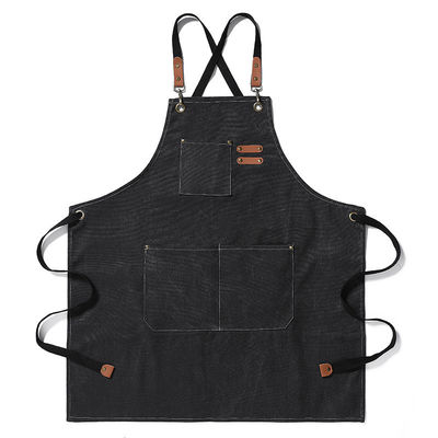 Μονίκι για κουζίνα και εστιατόριο Custom Logo Plain Black Chef Waiter Μονίκι
