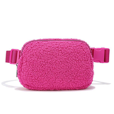 OEM/ODM Αποδεκτό Γυναικεία Sherpa Cute ζώνη τσάντα μόδα Berber Fleece Fanny Pack