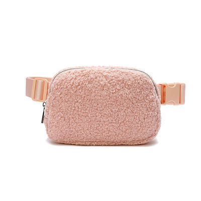 OEM/ODM Αποδεκτό Γυναικεία Sherpa Cute ζώνη τσάντα μόδα Berber Fleece Fanny Pack