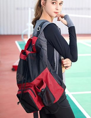Αποδεκτό OEM/ODM Bow Pattern Mesh Gym Backpack για πισίνα Beach Yoga Work Gear