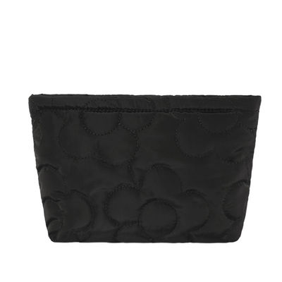 Αδιάβροχη τσάντα αποθήκευσης μακιγιάζ Puffer Quilted Nylon Cosmetic Bag για ταξιδιωτικά είδη τουαλέτας