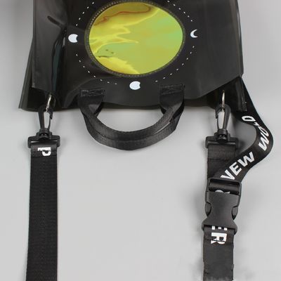 Προσαρμοσμένη χρωματική τσάντα PVC Tote για μοντέρνες και σαφείς ανάγκες αγορών