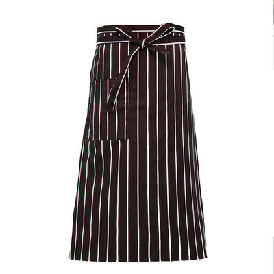 Τύπωση Custom Logo Polyester Twill Cotton Coffee Foil Apron για άνδρες και γυναίκες