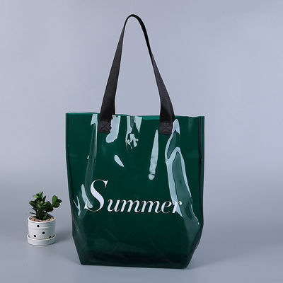 PVC Διαφανής πλαστική πολυτέλεια Beach Tote τσάντα για γυναίκες Νέο μοντέρνο στυλ OEM / ODM